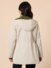 Highland Reversible Hooded Jacket - Khaki Natural rc&co