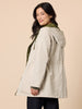 Highland Reversible Hooded Jacket - Khaki Natural rc&co
