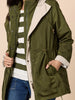 Highland Reversible Hooded Jacket - Khaki Natural rc&co
