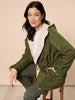 Highland Reversible Hooded Jacket - Khaki Natural rc&co