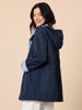 Highland Reversible Hooded Jacket - Navy Blue rc&co