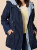 Highland Reversible Hooded Jacket - Navy Blue rc&co