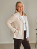 Avenue Faux Suede Jacket - Stone