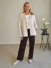 Avenue Faux Suede Jacket - Stone