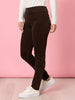 Harper Slim Leg Cord Pant  - Coffee RC&CO