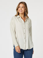 Paige Garment Washed Shirt - Natural