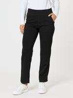 Sport Straight Leg Ponte Pant - Black