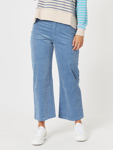 Lucy Stretch Cord Pant - Blue