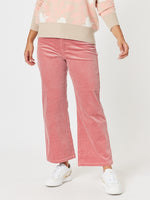 Lucy Stretch Cord Leg Pant - Blush