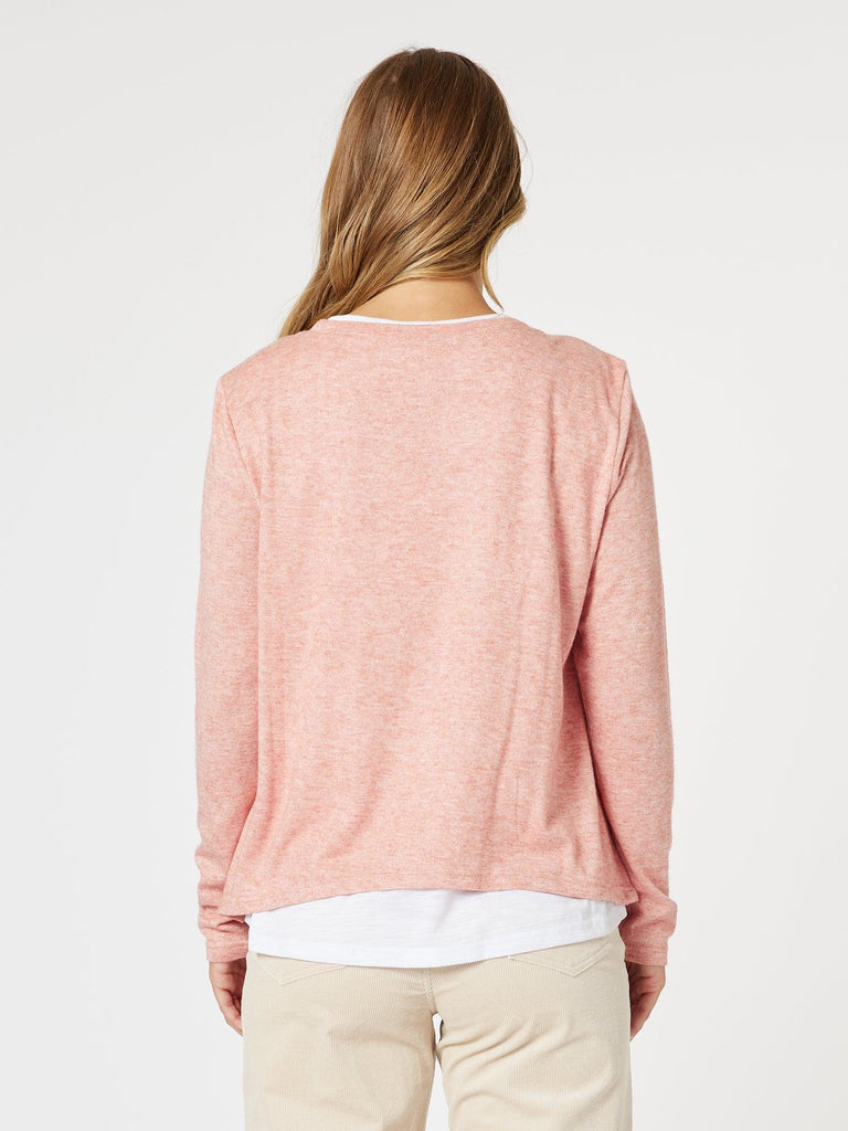 Alice 2 in 1 Knit Top - Coral