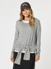 Alice 2 in 1 Knit Top - Charcoal
