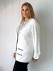 College Cardigan - Ivory