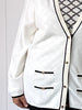 College Cardigan - Ivory