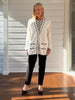 College Cardigan - Ivory