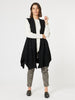 Casa Longline Knit Vest - Black