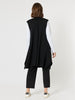 Casa Longline Knit Vest - Black