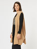 Casa Longline Knit Vest - Caramel