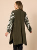 Casa Longline Knit Vest - Khaki