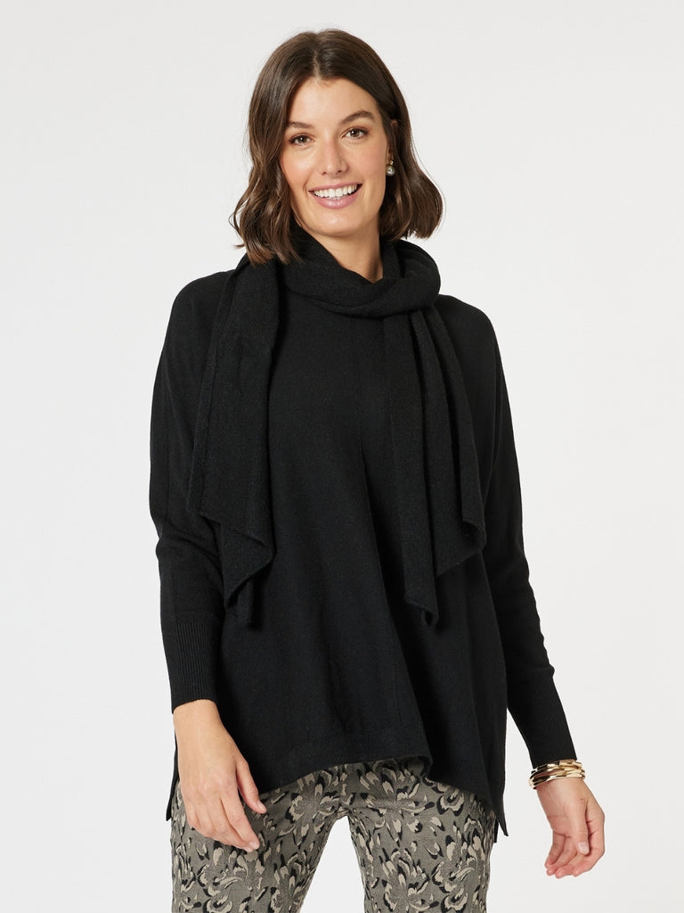 Remy Scarf Knit - Black