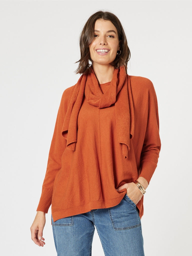 Remy Scarf Knit - Paprika