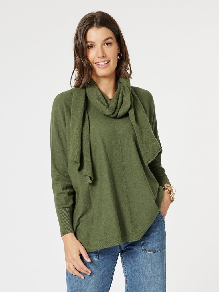 Remy Scarf Knit - Khaki