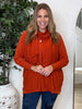 Remy Knit With Scarf - Paprika