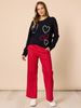 Love Me Hearts Knit - Navy rc&co