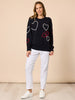Love Me Hearts Knit - Navy rc&co