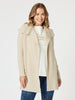 Ava Rib Cardigan - Natural