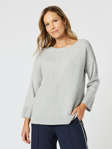 Chic Rib Knit - Silver
