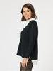 Deux V Neck Knit  - Black