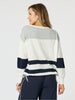 Lyla Knit - Ivory/Midnight