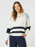 Lyla Knit - Ivory/Midnight