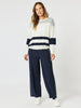Lyla Knit - Ivory/Midnight