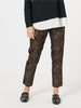 Mona Animal Print Pant - Bronze