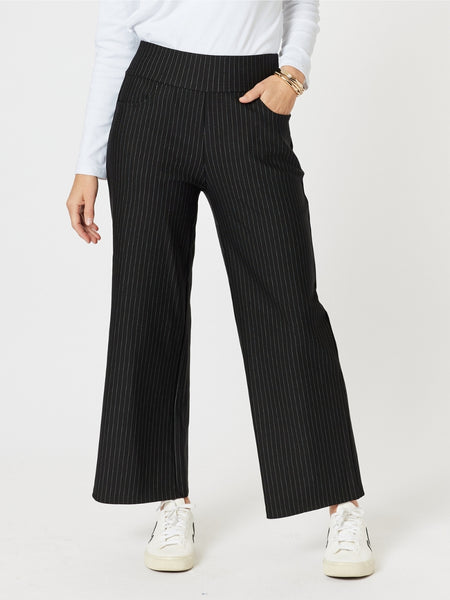 Lcdc striped wide trousers Nicky Wide Leg Pinstripe Pant - Natural