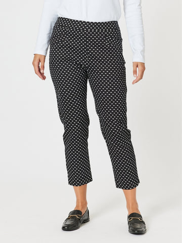 Pretty Bow Pant - Black/White