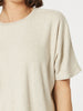 Ribbed Lounge Top - Natural