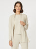 Ribbed Lounge Cardigan - Natural