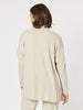 Ribbed Lounge Cardigan - Natural