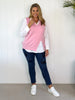 All That Jazz Applique Jean - Dark Denim