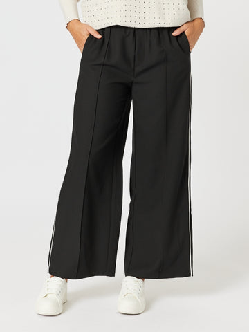 York Stripe Pant - Black