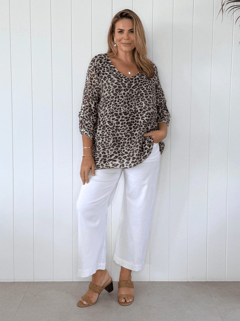 Safari Print Top - Animal