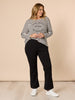 Carla Flare Pant - Black