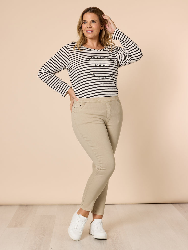 Chicago Slim Leg Jean - Natural RC&CO