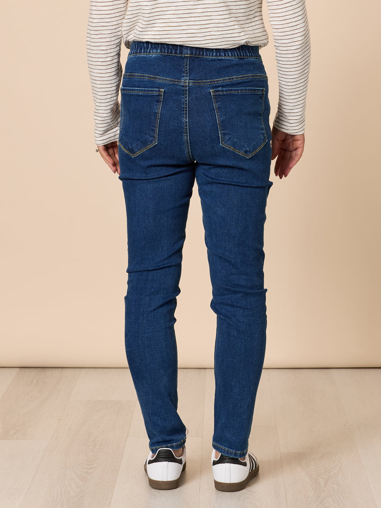 Chicago Slim Leg Jean - Dark Denim RC&CO