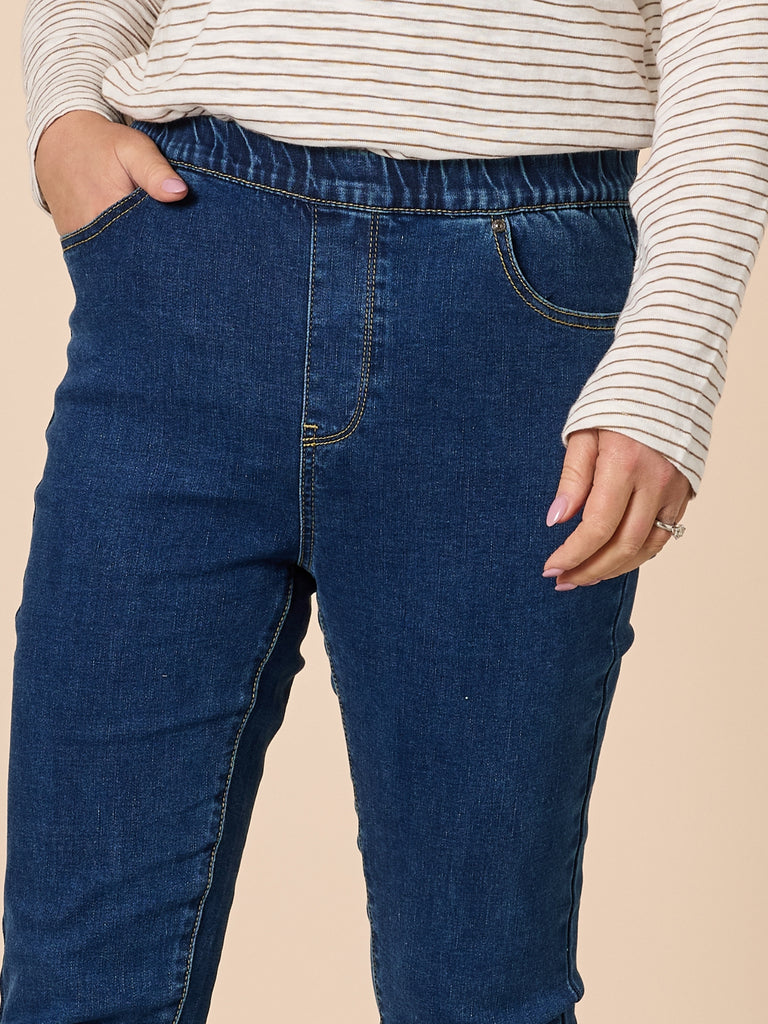 Chicago Slim Leg Jean - Dark Denim RC&CO