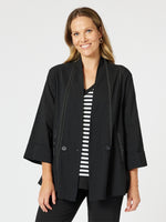 Tribeca Stitch Detail Jacket - Black