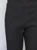 Ingrid Print Stretch Pant - Black
