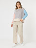 Sabrina Wide Leg Jean - Natural